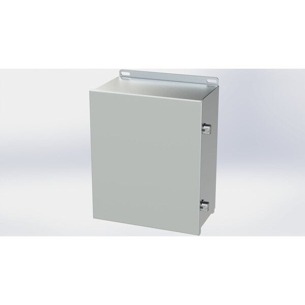 Electrical Enclosures, 12.13 in H, 6 in D, 10 in W, NEMA 3R, 4, 4X, 12, 13, 304 Stainless Steel